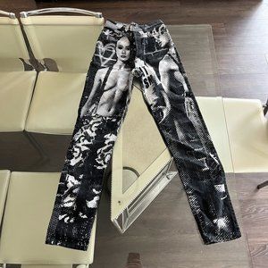 Jean Paul Gaultier "Fight Racism" Denim Jeans